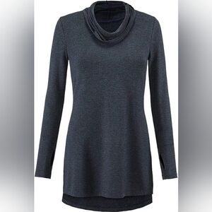 Cabi Turtle Tee Midnight Blue #3628 Medium